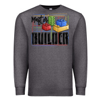 Charcoal Heather master builder Premium Sweatshirt - MaliasSmallBusiness