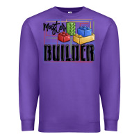Purple master builder Premium Sweatshirt - MaliasSmallBusiness