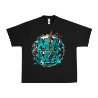 Black cowhide mama lighting bolt Urban Heavy Tee - Zillion Design Studio