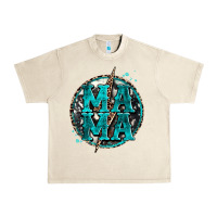 Sandshell cowhide mama lighting bolt Urban Heavy Tee - Zillion Design Studio
