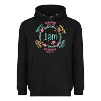Black i am inspiration Heavyweight Hoodie - MaliasSmallBusiness