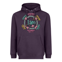 Plum i am inspiration Heavyweight Hoodie - MaliasSmallBusiness