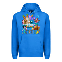 True Royal Easter Day With Truck Premium Hoodie - BundleAndBundleShop