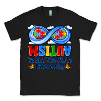 Black autism infinity seeing the world differently Classic Tee - JahusDesignShop