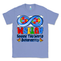 Colony Blue autism infinity seeing the world differently Classic Tee - JahusDesignShop