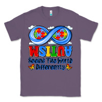 Lavender autism infinity seeing the world differently Classic Tee - JahusDesignShop