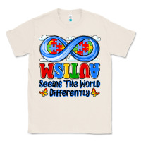 Natural autism infinity seeing the world differently Classic Tee - JahusDesignShop