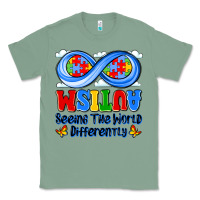 Sage autism infinity seeing the world differently Classic Tee - JahusDesignShop