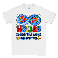 White autism infinity seeing the world differently Classic Tee - JahusDesignShop