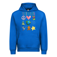 Cobalt PEACE ON EARTH Urban Hoodie - Bettercallsaul