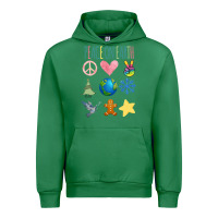 Emerald PEACE ON EARTH Urban Hoodie - Bettercallsaul