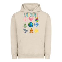 Pigment French Oak PEACE ON EARTH Urban Hoodie - Bettercallsaul