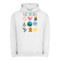 Pigment Lunar Rock PEACE ON EARTH Urban Hoodie - Bettercallsaul