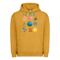 Pigment Peanut Butter PEACE ON EARTH Urban Hoodie - Bettercallsaul