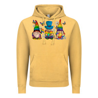 Vintage Mustard pride gnomies Vintage Hoodie - texasbilliewilder