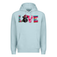 Blue Mist belted galloway Premium Hoodie - AdoDesignShop