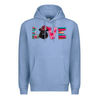 Colony Blue belted galloway Premium Hoodie - AdoDesignShop
