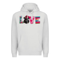 Dove Grey belted galloway Premium Hoodie - AdoDesignShop