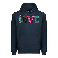 Navy belted galloway Premium Hoodie - AdoDesignShop