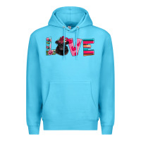 Ocean Blue belted galloway Premium Hoodie - AdoDesignShop