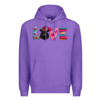 Purple belted galloway Premium Hoodie - AdoDesignShop