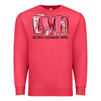 Cardinal lvn licensed vocational nurse valentine's day Premium Sweatshirt - MaliasSmallBusiness