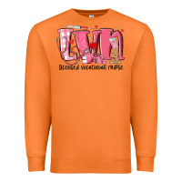 Carrot lvn licensed vocational nurse valentine's day Premium Sweatshirt - MaliasSmallBusiness