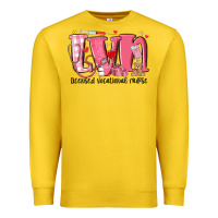 Lemon lvn licensed vocational nurse valentine's day Premium Sweatshirt - MaliasSmallBusiness