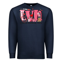 Navy lvn licensed vocational nurse valentine's day Premium Sweatshirt - MaliasSmallBusiness