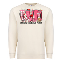 Sandshell lvn licensed vocational nurse valentine's day Premium Sweatshirt - MaliasSmallBusiness