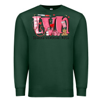 Sports Green lvn licensed vocational nurse valentine's day Premium Sweatshirt - MaliasSmallBusiness