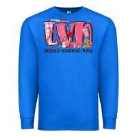 True Royal lvn licensed vocational nurse valentine's day Premium Sweatshirt - MaliasSmallBusiness