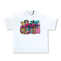 White crafting queen Urban Heavy Tee - Zillion Design Studio
