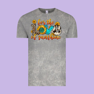 For The Love Of Sunshine Vintage Tee Designed By Zillion Design Studio