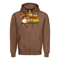 Chestnut western bee kind gnomes bee honey sunflowers leopard serape Zipper Hoodie - Artiststas