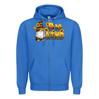 True Royal western bee kind gnomes bee honey sunflowers leopard serape Zipper Hoodie - Artiststas