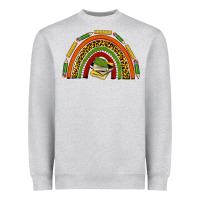 Black History Teacher Rainbow Heavyweight Sweatshirt | Teevron