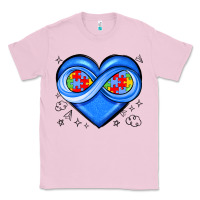 Bubblegum Pink infinity heart autism awareness Classic Tee - JahusDesignShop