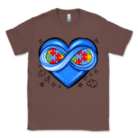Chestnut infinity heart autism awareness Classic Tee - JahusDesignShop