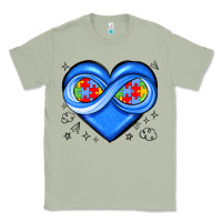 Matcha infinity heart autism awareness Classic Tee - JahusDesignShop