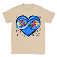Mushroom infinity heart autism awareness Classic Tee - JahusDesignShop