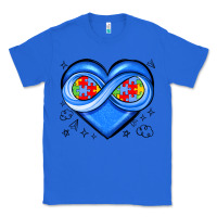 True Royal infinity heart autism awareness Classic Tee - JahusDesignShop