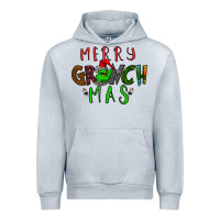 Heather Grey Merry Grinch Mas Urban Hoodie - Bettercallsaul