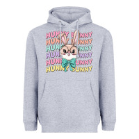 Heather Grey hunny bunny Heavyweight Hoodie - MaliasSmallBusiness