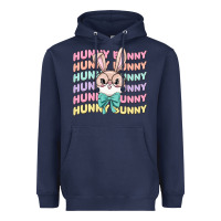 Navy hunny bunny Heavyweight Hoodie - MaliasSmallBusiness