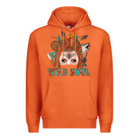 Carrot Western İndian Wild Soul With Braid Hair Woman Premium Hoodie - BundleAndBundleShop