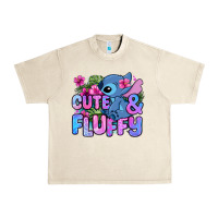 Cute And Fluffy Stitch Urban Heavy Tee | Teevron