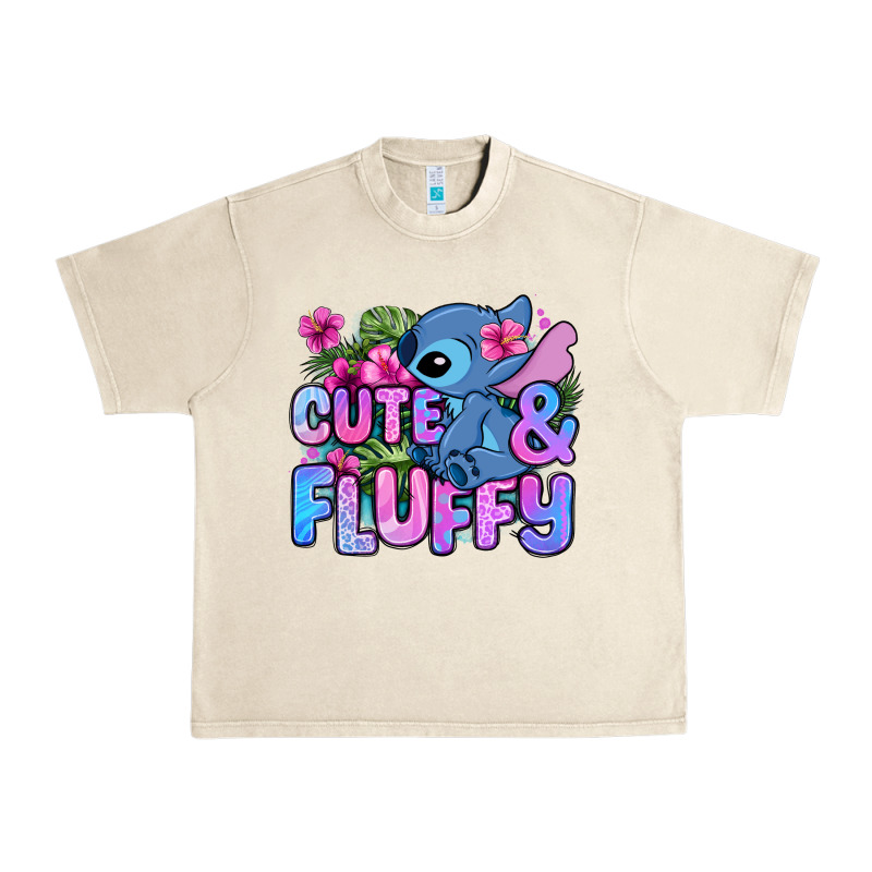 Cute And Fluffy Stitch Urban Heavy Tee by Zillion Design Studio | Teevron