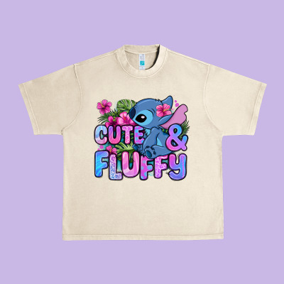 Cute And Fluffy Stitch Urban Heavy Tee Designed By Zillion Design Studio