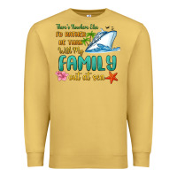 Antique Gold there's nowhere else i'd rather be than with my fa Premium Sweatshirt - MaliasSmallBusiness